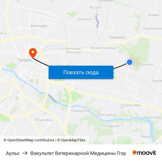 Аульс to Факультет Ветеринарной Медицины Ггау map