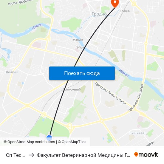 Сп Теста to Факультет Ветеринарной Медицины Ггау map