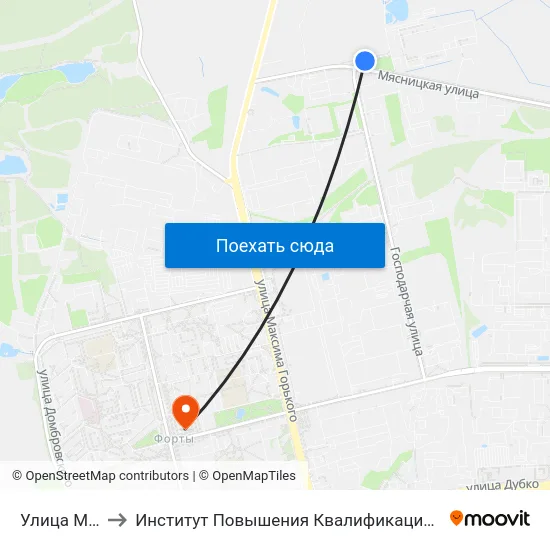 Улица Мясницкая to Институт Повышения Квалификации И Переподготовки Кадров Гргу map