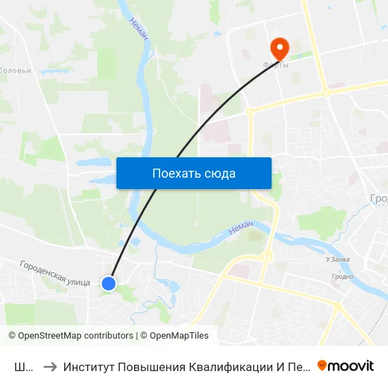 Школа to Институт Повышения Квалификации И Переподготовки Кадров Гргу map