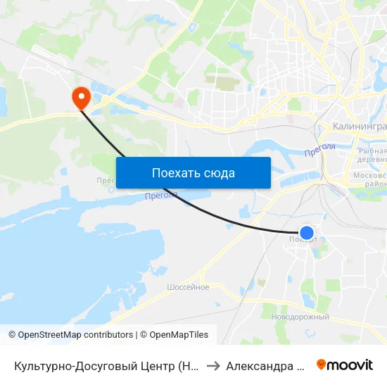 Культурно-Досуговый Центр (На Улице Судостроительной, Из Центра) to Александра Космодемьянского map