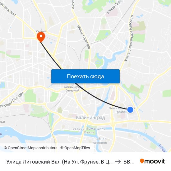 Улица Литовский Вал (На Ул. Фрунзе, В Центр) to БВМИ map