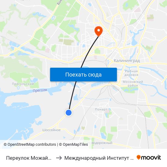 Переулок Можайский (В Центр) to Международный Институт Экономики и Права map