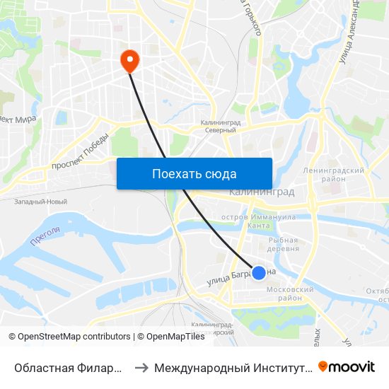 Областная Филармония (В Центр) to Международный Институт Экономики и Права map