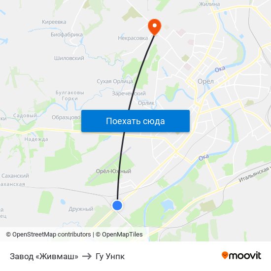 Завод «Живмаш» to Гу Унпк map