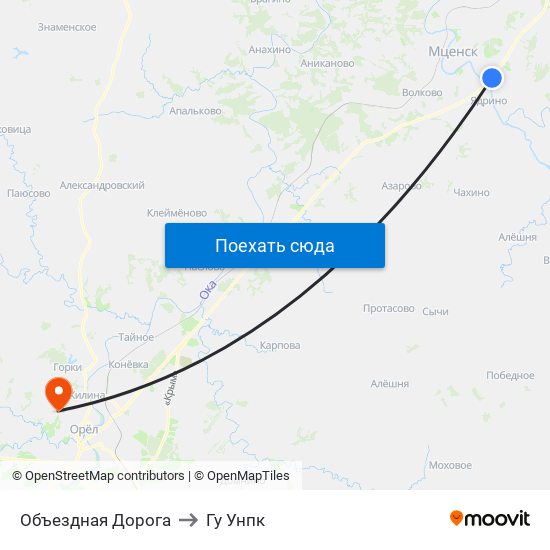 Объездная Дорога to Гу Унпк map