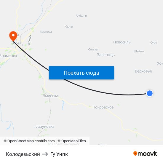 Колодезьский to Гу Унпк map