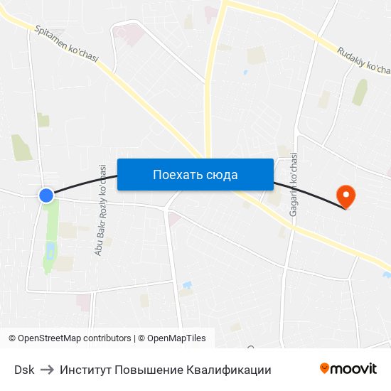 Dsk to Институт Повышение Квалификации map