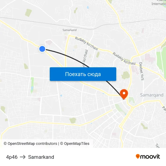4p46 to Samarkand map