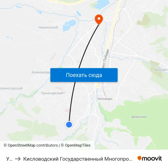 Упк to Кисловодский Государственный Многопрофильный Техникум map