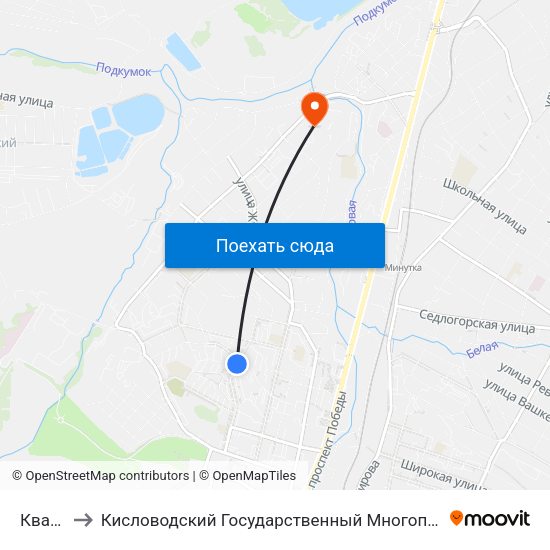 Квадрат to Кисловодский Государственный Многопрофильный Техникум map