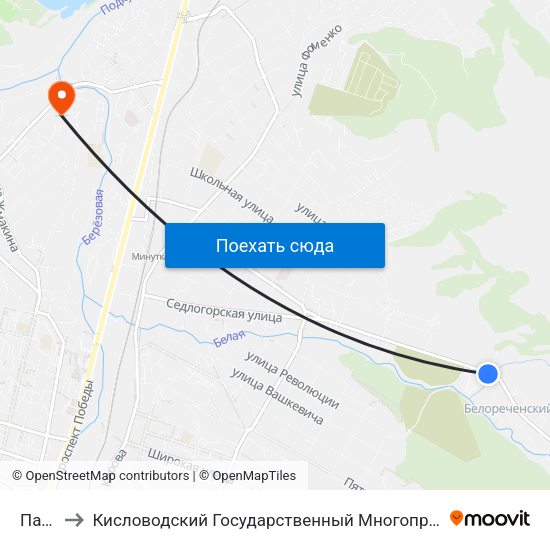 Патп-1 to Кисловодский Государственный Многопрофильный Техникум map