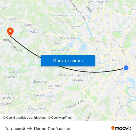 Таганский to Павло-Слободское map