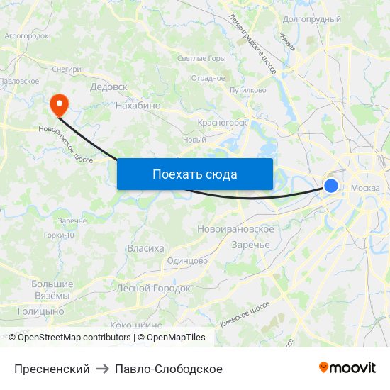 Пресненский to Павло-Слободское map