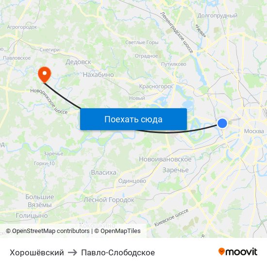 Хорошёвский to Павло-Слободское map