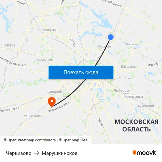 Черкизово to Марушкинское map
