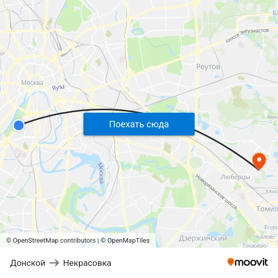 Донской to Некрасовка map