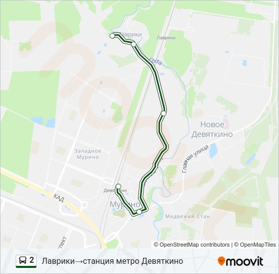  2: карта маршрута