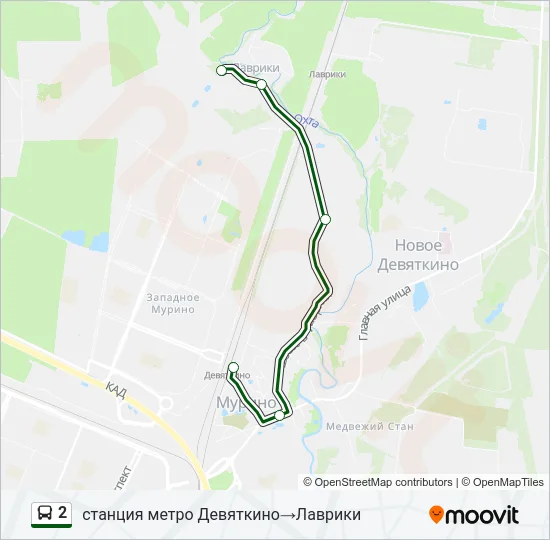  2: карта маршрута
