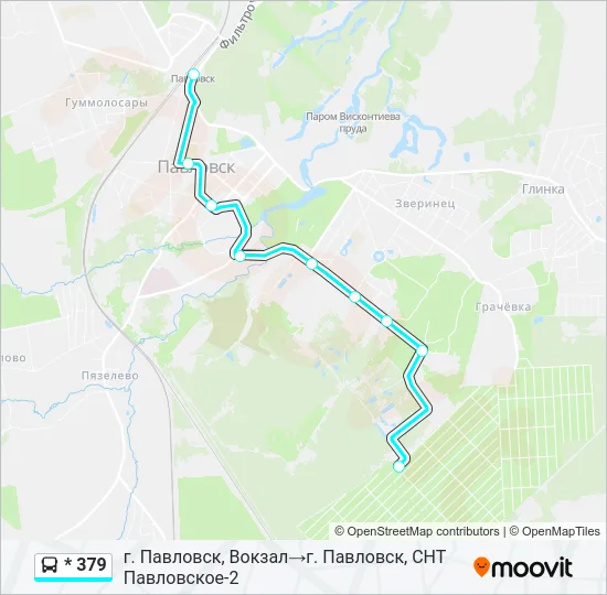 * 379 Bus Line Map
