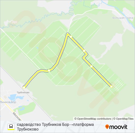 Автобус * 332 (ТОСНЕНСКИЙ РАЙОН): карта маршрута