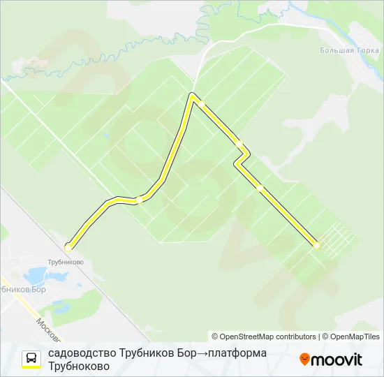 Автобус * 332 (ТОСНЕНСКИЙ РАЙОН): карта маршрута