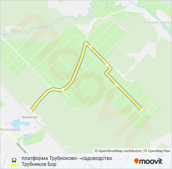 Автобус * 332 (ТОСНЕНСКИЙ РАЙОН): карта маршрута