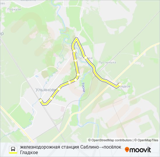 * 334 (ТОСНЕНСКИЙ РАЙОН) bus Line Map