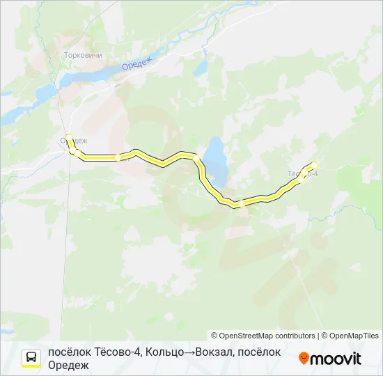 Автобус * 140 (ЛУЖСКИЙ РАЙОН): карта маршрута