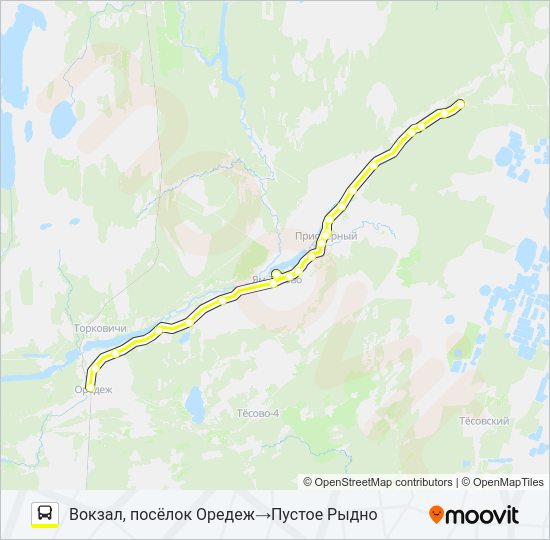 Автобус * 142 (ЛУЖСКИЙ РАЙОН): карта маршрута
