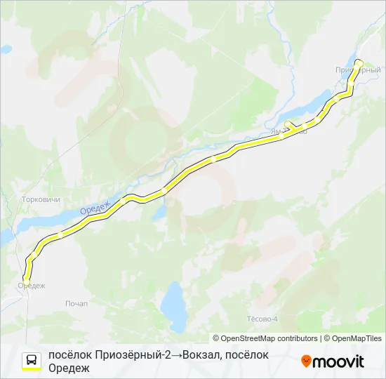 Автобус * 142 (ЛУЖСКИЙ РАЙОН): карта маршрута
