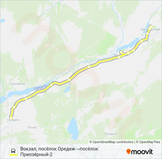 Автобус * 142 (ЛУЖСКИЙ РАЙОН): карта маршрута