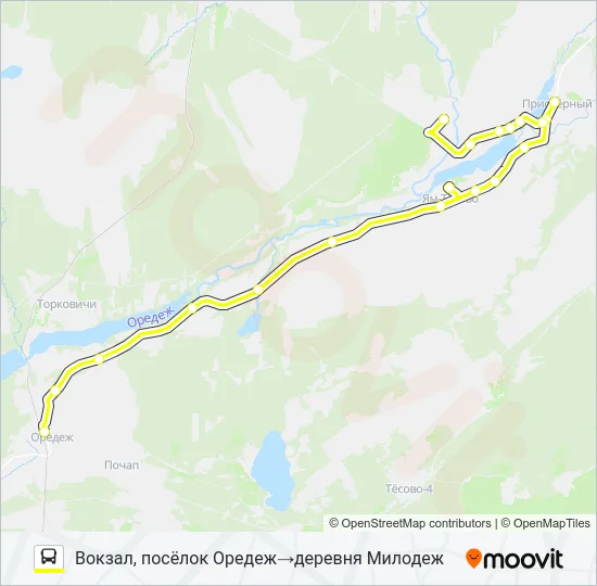 Автобус * 143 (ЛУЖСКИЙ РАЙОН): карта маршрута