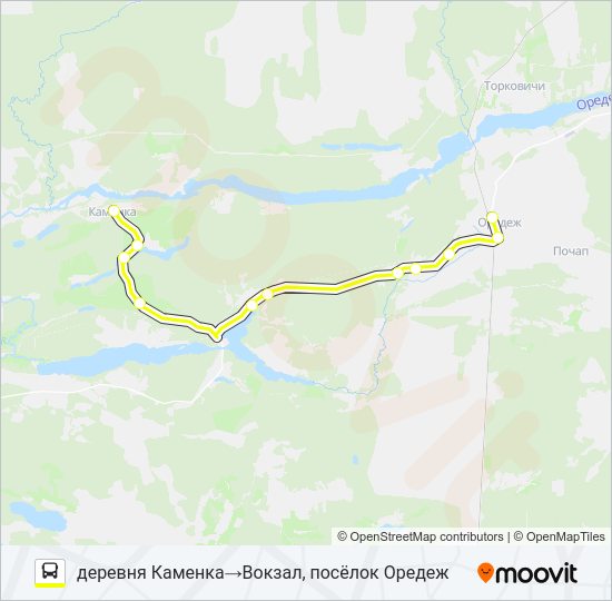 Автобус * 144 (ЛУЖСКИЙ РАЙОН): карта маршрута