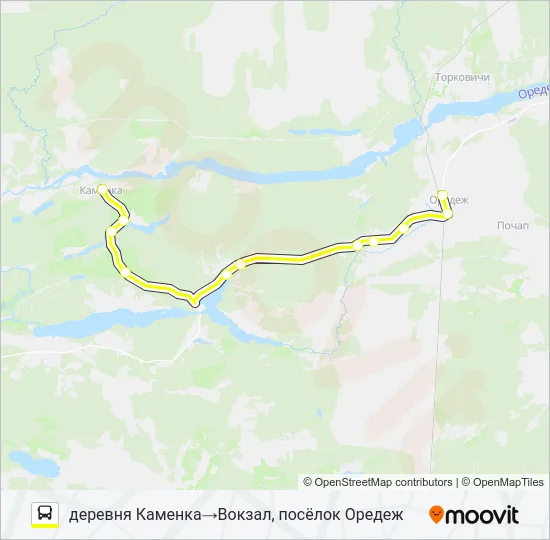 Автобус * 144 (ЛУЖСКИЙ РАЙОН): карта маршрута