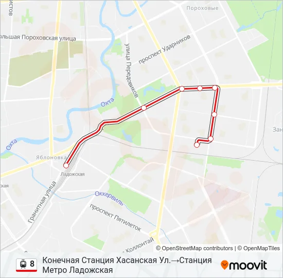 8 Light Rail Line Map