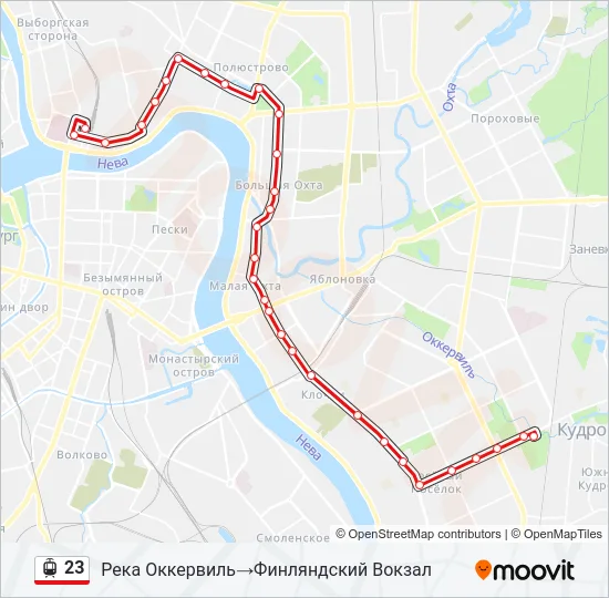 23 Light Rail Line Map
