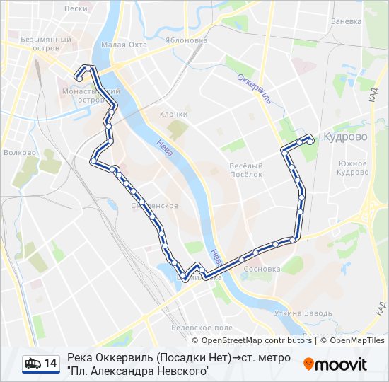 Река Оккервиль на карте Санкт-Петербурга. 97 Автобус маршрут. Маршрут 14. Река Оккервиль на карте.