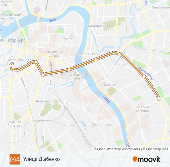 4 Metro Line Map