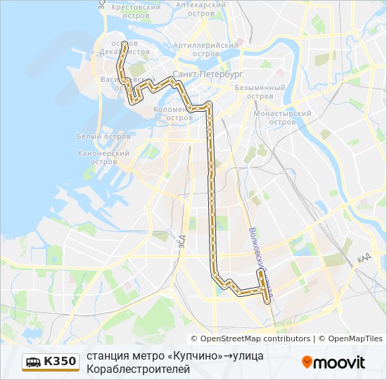 Купчино на карте санкт петербурга