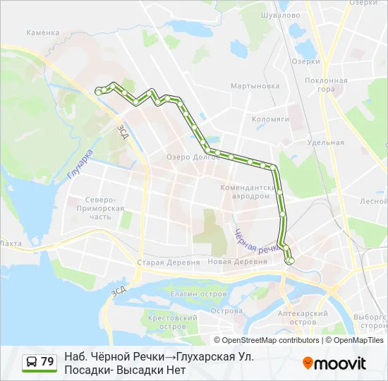  79: карта маршрута