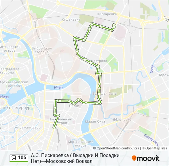 105  Line Map