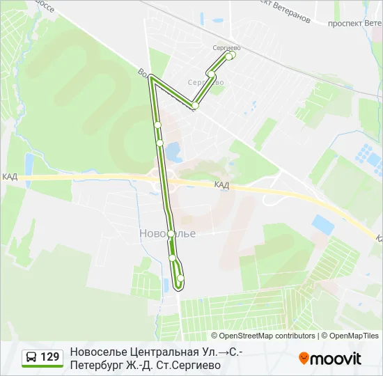 129  Line Map
