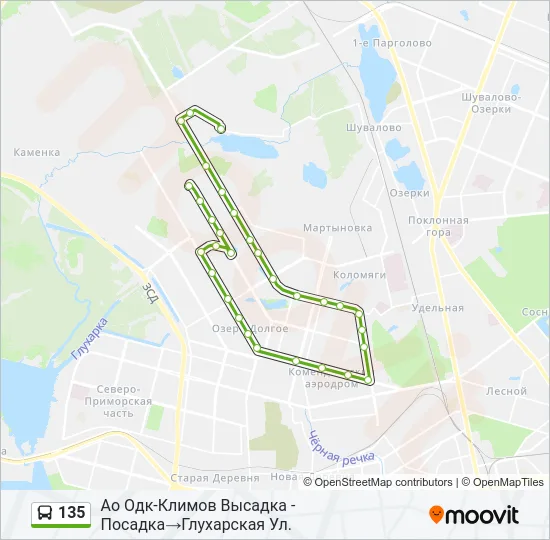135  Line Map
