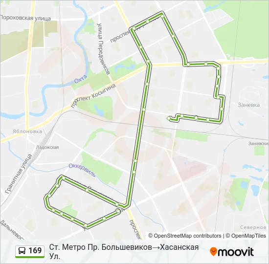  169: карта маршрута