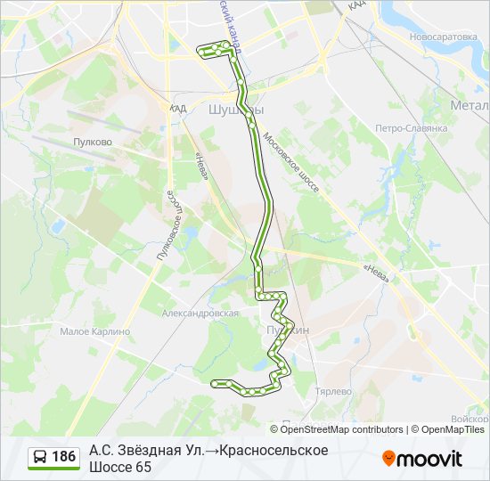 Маршрут 264 автобуса спб