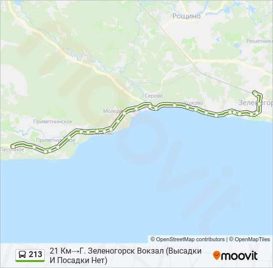 Расписание автобуса Г. Зеленогорск, вокзал - 21 км в Санкт-Петербурге