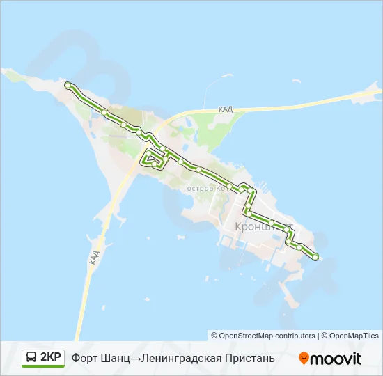 2КР Bus Line Map
