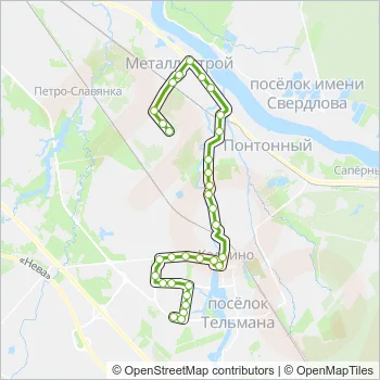 Маршрут 337: расписание, карты и остановки - Пос. Металлострой 3а