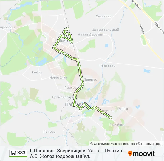 383  Line Map